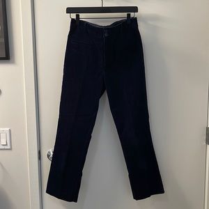 Anthropologie Navy Corduroy Pants